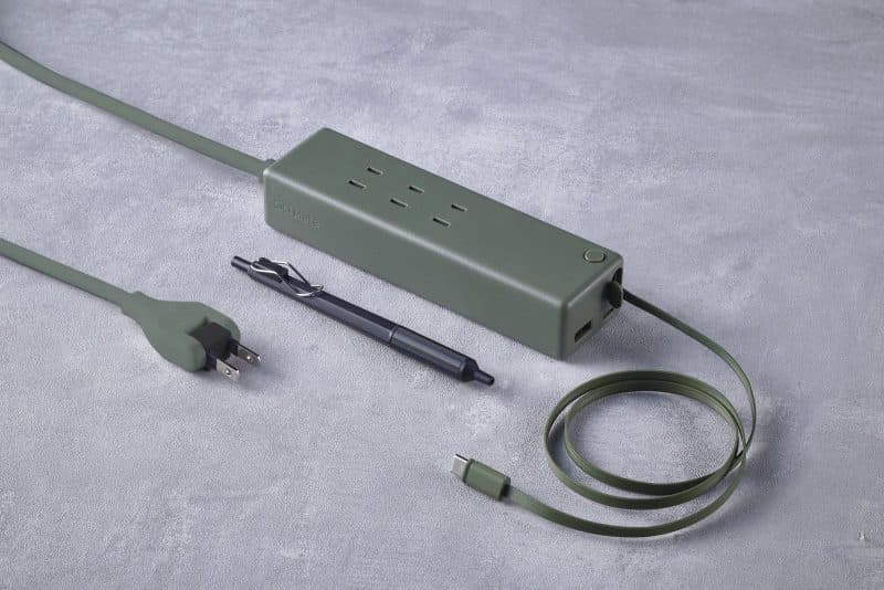 CIO、ボタンひとつでケーブルが飛び出す電源タップを発売！コードリール式充電器内蔵の画期的設計