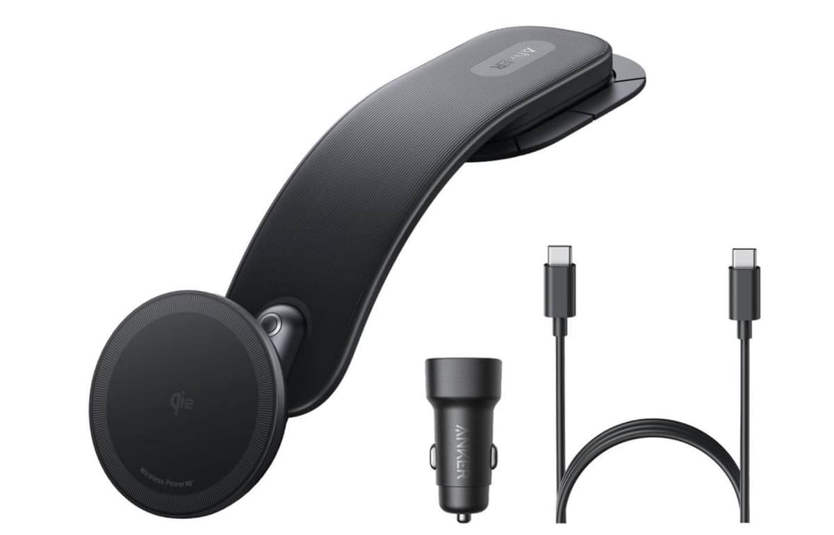 Anker、Qi2対応の車載用スマホホルダー兼マグネット式ワイヤレス充電器を発売
