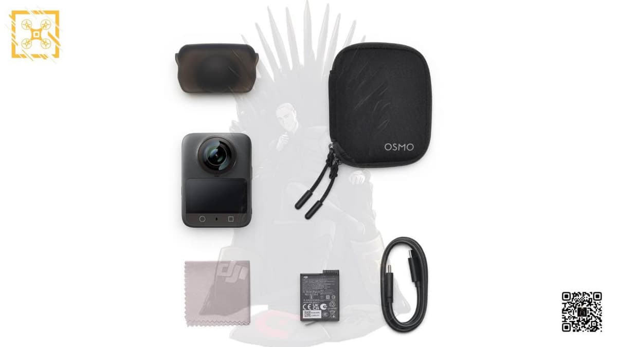 DJI初の360度カメラ｢DJI Osmo 360｣の同梱品などのセット内容が明らかに